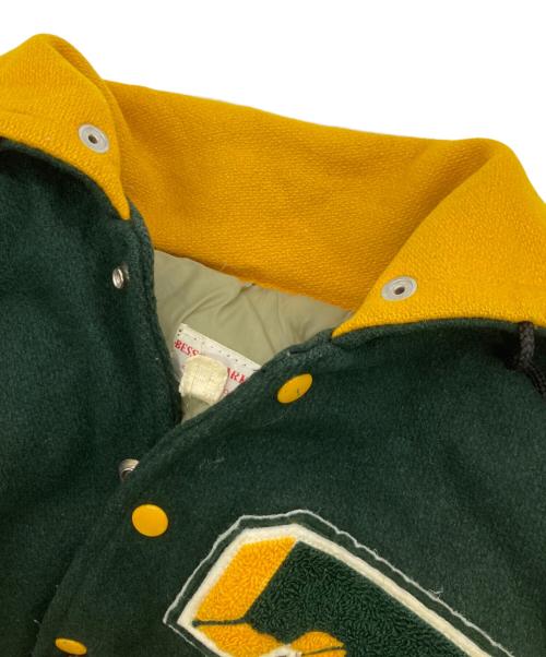 BESSE-CLARKE（-）BESSE-CLARKE (-) 80’s ヴィンテージアワードジャケット グリーン サイズ:-の古着・服飾アイテム