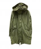 US ARMYユーエスアーミー）の古着「M-65 パーカ フィッシュテールモッズコート」｜カーキ