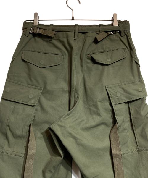 sacai（サカイ）sacai (サカイ) cotton oxford pants グリーン サイズ:1の古着・服飾アイテム