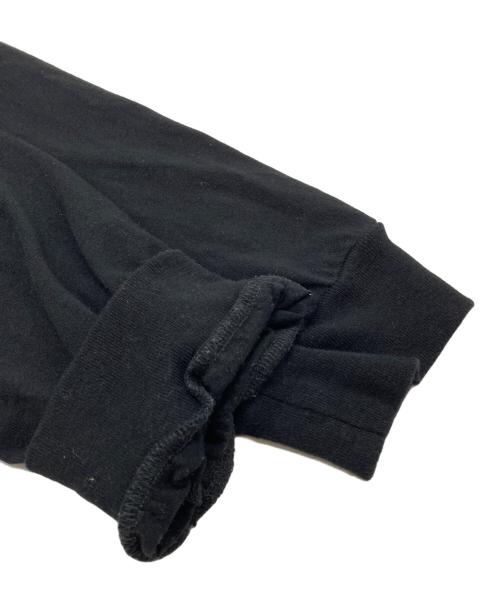 sacai（サカイ）sacai (サカイ) BACK to BACK レイヤード ロング Tシャツ ブラック×ブルー サイズ:4の古着・服飾アイテム