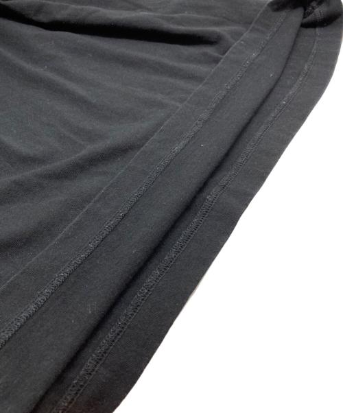 sacai（サカイ）sacai (サカイ) BACK to BACK レイヤード ロング Tシャツ ブラック×ブルー サイズ:4の古着・服飾アイテム