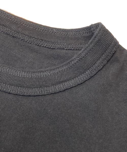 sacai（サカイ）sacai (サカイ) BACK to BACK レイヤード ロング Tシャツ ブラック×ブルー サイズ:4の古着・服飾アイテム