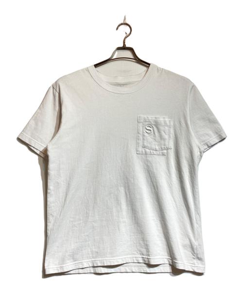 sacai（サカイ）sacai (サカイ) SロゴTシャツ ホワイト サイズ:4の古着・服飾アイテム