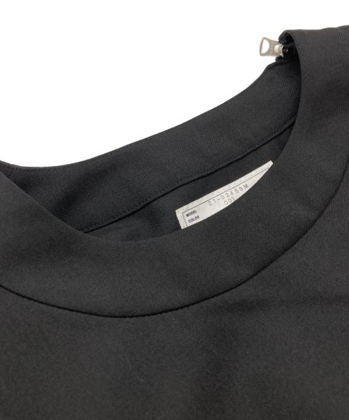 sacai（サカイ）sacai (サカイ) ショルダージップ スーチング POシャツ ブラック サイズ:3の古着・服飾アイテム