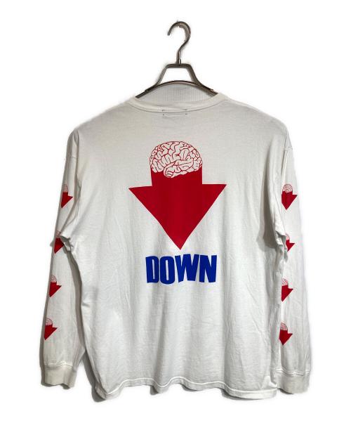 UNDERCOVER（アンダーカバー）UNDERCOVER (アンダーカバー) LSTEE BRAIN DOWN ホワイト サイズ:5の古着・服飾アイテム