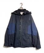 sacaiサカイ）の古着「Cotton Poplin Shirt」｜ブラック×ネイビー