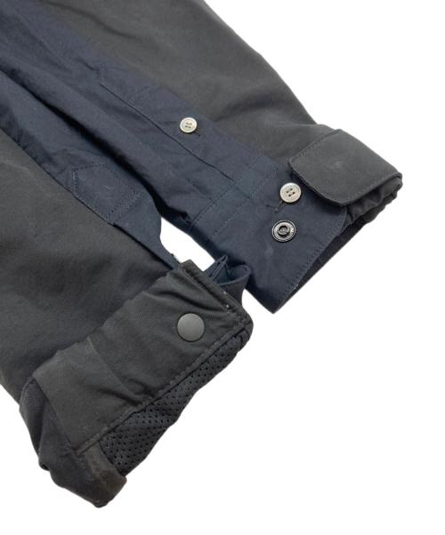 sacai（サカイ）sacai (サカイ) Cotton Poplin Shirt ブラック×ネイビー サイズ:2の古着・服飾アイテム