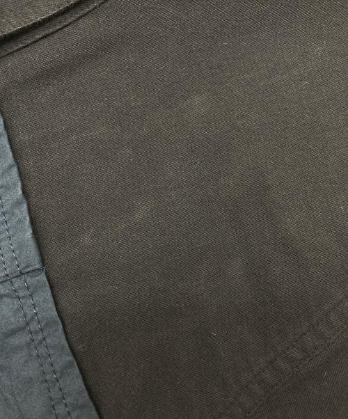 sacai（サカイ）sacai (サカイ) コットンアシンメトリーシャツ ネイビー×ブラック サイズ:2の古着・服飾アイテム