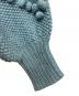 中古・古着 holiday (ホリデー) WOOL CASHMERE PONPON KNIT CARDIGANディガン ブルー サイズ:ONE SIZE：9000円