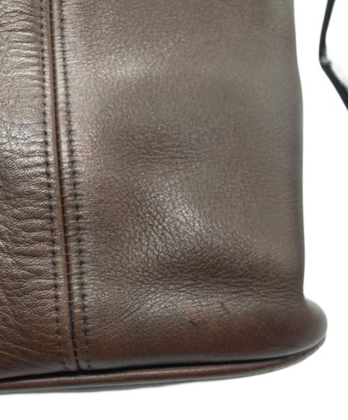 COACH（コーチ）COACH (コーチ) レザートートバッグ ブラウンの古着・服飾アイテム