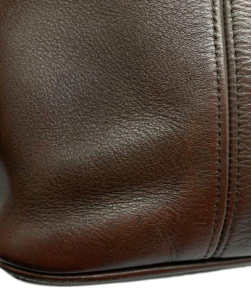COACH（コーチ）COACH (コーチ) レザートートバッグ ブラウンの古着・服飾アイテム