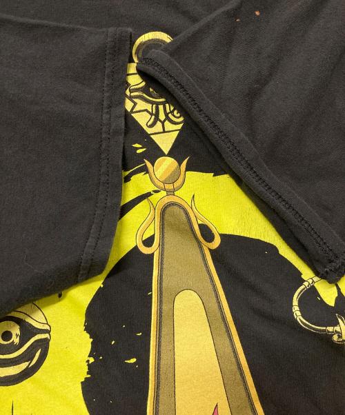 遊戯王-Yu-Gi-Oh!-（-）遊戯王-Yu-Gi-Oh!- (-) プリントTシャツ ブラック サイズ:Mの古着・服飾アイテム