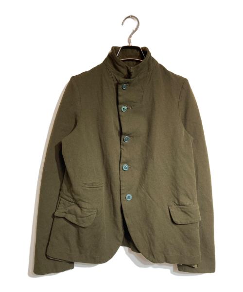 ROBE DE CHAMBRE COMME DES GARCONS（ローブドシャンブル コムデギャルソン）ROBE DE CHAMBRE COMME DES GARCONS (ローブドシャンブル コムデギャルソン) ポリエルテル縮絨4Bジャケット ブラウン サイズ:Mの古着・服飾アイテム