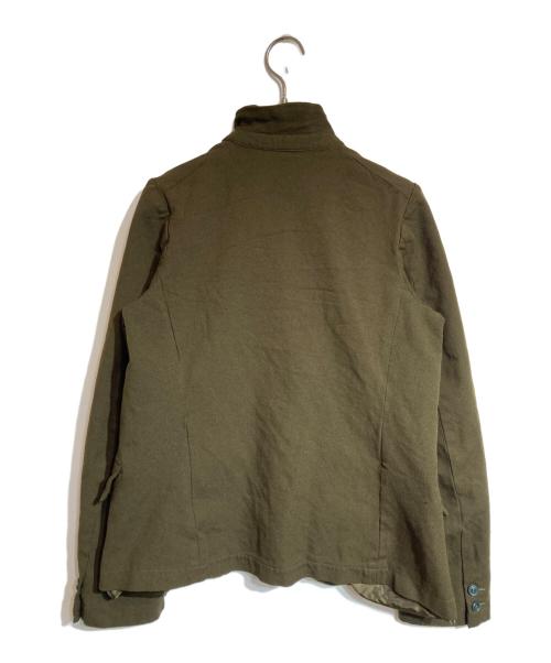 ROBE DE CHAMBRE COMME DES GARCONS（ローブドシャンブル コムデギャルソン）ROBE DE CHAMBRE COMME DES GARCONS (ローブドシャンブル コムデギャルソン) ポリエルテル縮絨4Bジャケット ブラウン サイズ:Mの古着・服飾アイテム