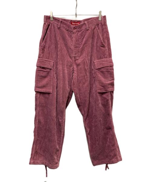 SUPREME（シュプリーム）SUPREME (シュプリーム) Wide Wale Corduroy Cargo Pant パープル サイズ:32の古着・服飾アイテム
