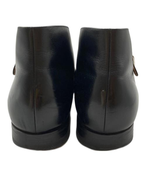 CALMANTHOLOGY（カルマンソロジー）CALMANTHOLOGY (カルマンソロジー) モンクストラップチャッカシューズ ブラック サイズ:UK8.5(Eウィズ)の古着・服飾アイテム