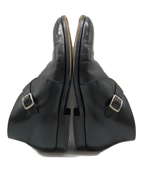 CALMANTHOLOGY（カルマンソロジー）CALMANTHOLOGY (カルマンソロジー) モンクストラップチャッカシューズ ブラック サイズ:UK8.5(Eウィズ)の古着・服飾アイテム