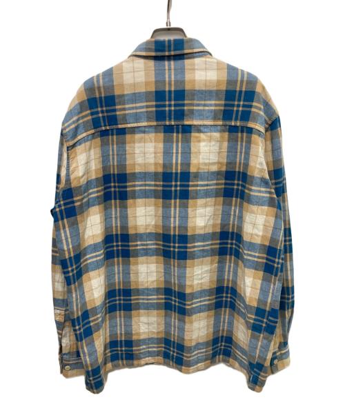 KITH（キス）KITH (キス) オックスフォードシャツ ベージュ×ブルー サイズ:Mの古着・服飾アイテム