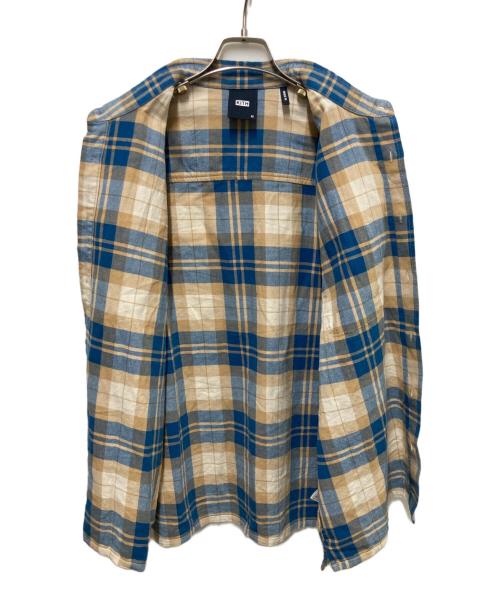 KITH（キス）KITH (キス) オックスフォードシャツ ベージュ×ブルー サイズ:Mの古着・服飾アイテム