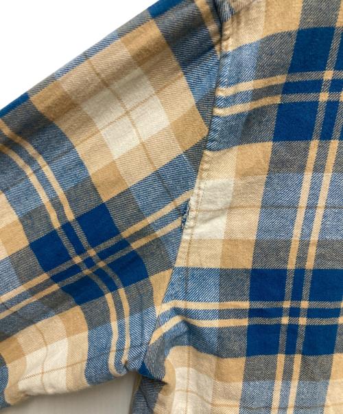 KITH（キス）KITH (キス) オックスフォードシャツ ベージュ×ブルー サイズ:Mの古着・服飾アイテム