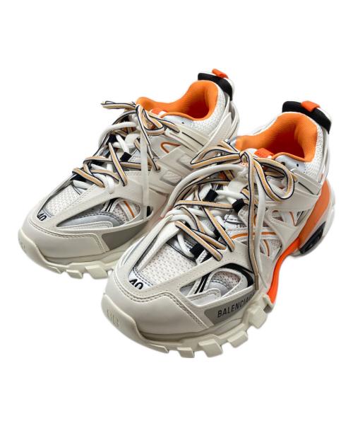 BALENCIAGA（バレンシアガ）BALENCIAGA (バレンシアガ) TRACK TRAINERS ホワイト×オレンジ サイズ:40の古着・服飾アイテム