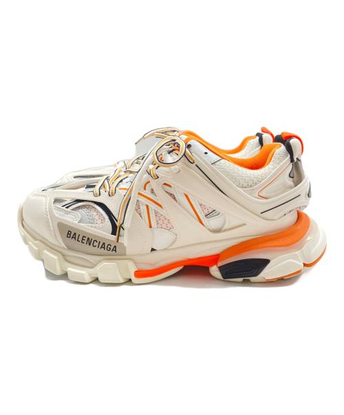 BALENCIAGA（バレンシアガ）BALENCIAGA (バレンシアガ) TRACK TRAINERS ホワイト×オレンジ サイズ:40の古着・服飾アイテム
