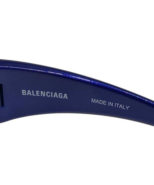 BALENCIAGA（バレンシアガ）BALENCIAGA (バレンシアガ) サングラス ブルー サイズ:77◻︎23-125 XLの古着・服飾アイテム