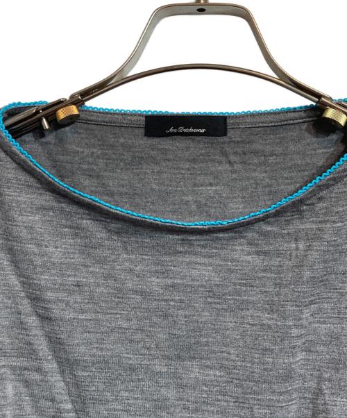 ANS DOTSLOEVNER（アンス ドッツローヴナー）ANS DOTSLOEVNER (アンス ドッツローヴナー) SHOULDER TOP グレー サイズ:なしの古着・服飾アイテム