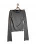 ANS DOTSLOEVNER（アンス ドッツローヴナー）の古着「SHOULDER TOP」｜グレー