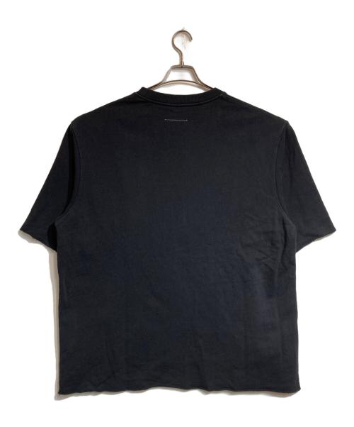 MM6 Maison Margiela（エムエムシックスメゾンマルジェラ）MM6 Maison Margiela (エムエムシックスメゾンマルジェラ) フロントロゴ刺繍 スウェット ブラック サイズ:Sの古着・服飾アイテム