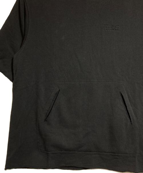 MM6 Maison Margiela（エムエムシックスメゾンマルジェラ）MM6 Maison Margiela (エムエムシックスメゾンマルジェラ) フロントロゴ刺繍 スウェット ブラック サイズ:Sの古着・服飾アイテム