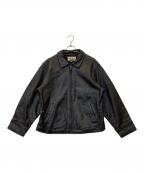 Eddie Bauerエディーバウアー）の古着「レザージャケット」｜ブラウン