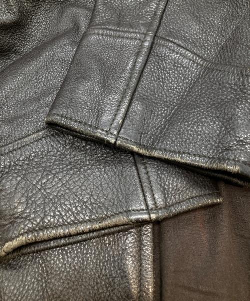 Eddie Bauer（エディーバウアー）Eddie Bauer (エディーバウアー) レザージャケット ブラウン サイズ:Lの古着・服飾アイテム