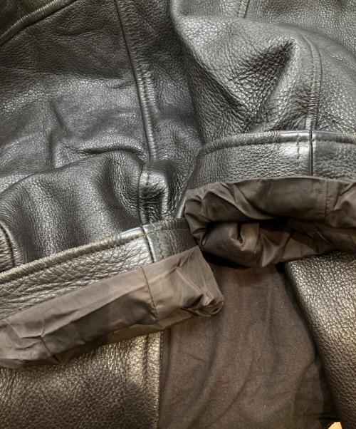 Eddie Bauer（エディーバウアー）Eddie Bauer (エディーバウアー) レザージャケット ブラウン サイズ:Lの古着・服飾アイテム