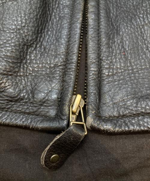 Eddie Bauer（エディーバウアー）Eddie Bauer (エディーバウアー) レザージャケット ブラウン サイズ:Lの古着・服飾アイテム