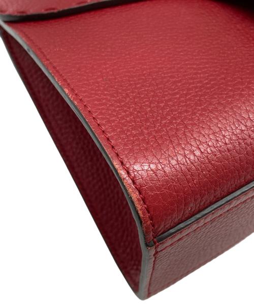 GUCCI（グッチ）GUCCI (グッチ) GGマーモントバッグ レッドの古着・服飾アイテム