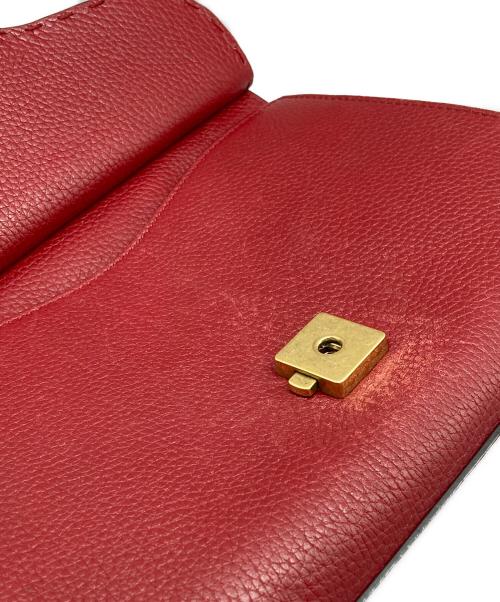 GUCCI（グッチ）GUCCI (グッチ) GGマーモントバッグ レッドの古着・服飾アイテム