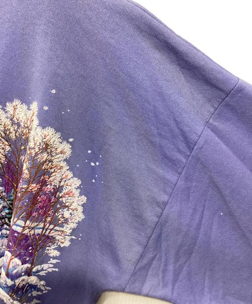 Lifestyles（ライフスタイル）Lifestyles (ライフスタイル) 立体プリントスウェット パープル サイズ:Freeの古着・服飾アイテム