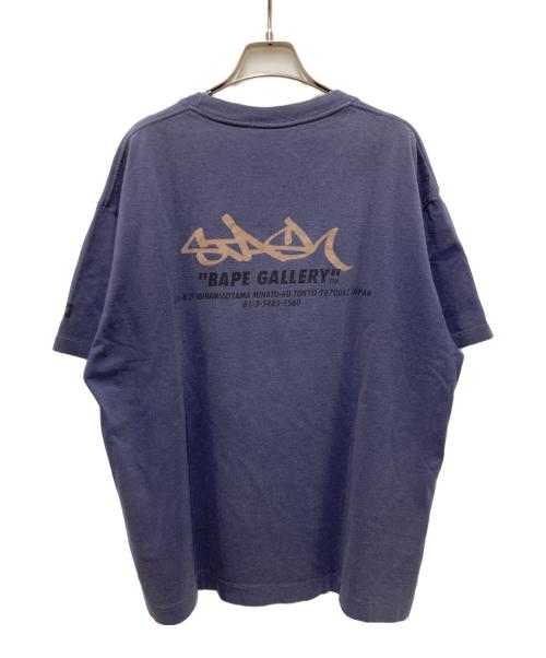 A BATHING APE（ア ベイシング エイプ）A BATHING APE (ア ベイシング エイプ) プリントTシャツ グレー サイズ:XLの古着・服飾アイテム