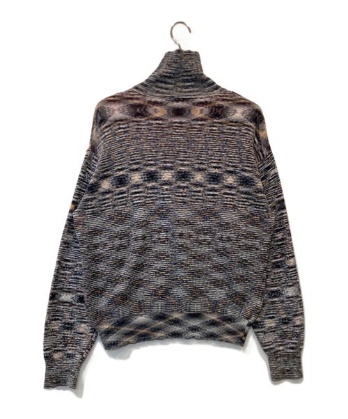 ARIES（アリーズ）ARIES (アリーズ) TEMPLE SPACE DYE TURTLENECK KNIT（テンプル スペースダイ タートルネック ニット） グレー サイズ:Mの古着・服飾アイテム