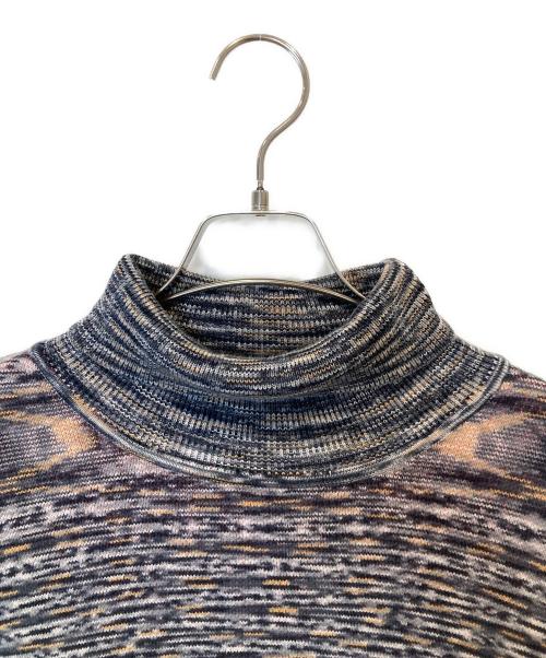 ARIES（アリーズ）ARIES (アリーズ) TEMPLE SPACE DYE TURTLENECK KNIT（テンプル スペースダイ タートルネック ニット） グレー サイズ:Mの古着・服飾アイテム