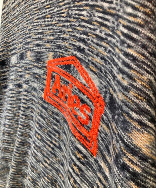 ARIES（アリーズ）ARIES (アリーズ) TEMPLE SPACE DYE TURTLENECK KNIT（テンプル スペースダイ タートルネック ニット） グレー サイズ:Mの古着・服飾アイテム