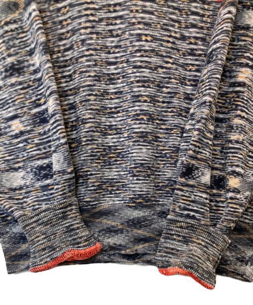 ARIES（アリーズ）ARIES (アリーズ) TEMPLE SPACE DYE TURTLENECK KNIT（テンプル スペースダイ タートルネック ニット） グレー サイズ:Mの古着・服飾アイテム