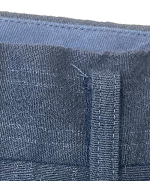 COMME des GARCONS HOMME（コムデギャルソン オム）COMME des GARCONS HOMME (コムデギャルソン オム) ストライプウールナイロン2タックスラックス ネイビー サイズ:Ｓの古着・服飾アイテム