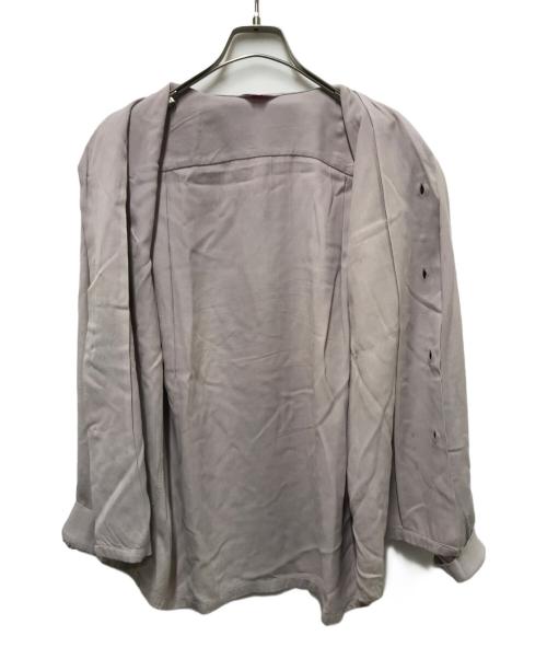 Fleetline（フリートライン）Fleetline (フリートライン) 50’Sレーヨンシャツ パープル サイズ:14 1/2の古着・服飾アイテム