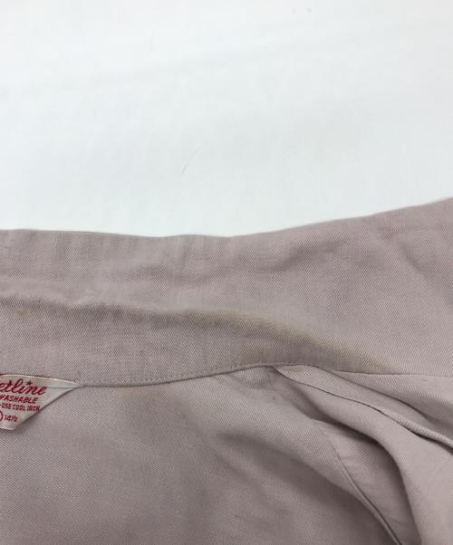 Fleetline（フリートライン）Fleetline (フリートライン) 50’Sレーヨンシャツ パープル サイズ:14 1/2の古着・服飾アイテム