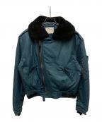 カナダ軍カナダグン）の古着「ムートンカラーフライトジャケット」｜ブルー