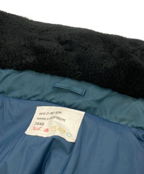 カナダ軍（カナダグン）カナダ軍 (カナダグン) ムートンカラーフライトジャケット ブルー サイズ:7040の古着・服飾アイテム