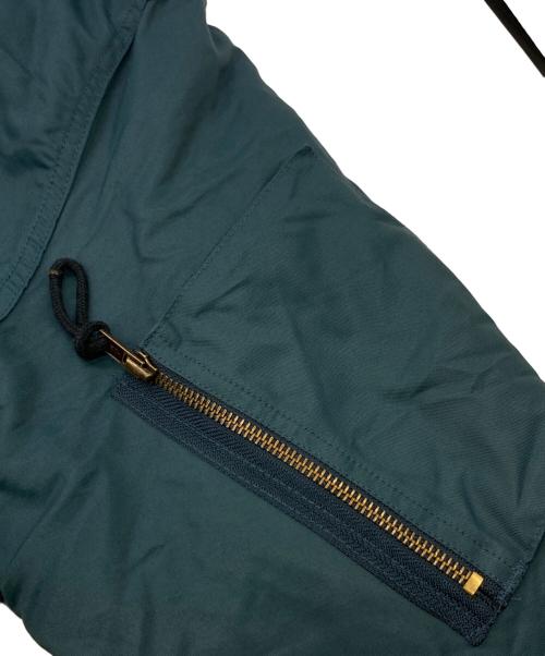 カナダ軍（カナダグン）カナダ軍 (カナダグン) ムートンカラーフライトジャケット ブルー サイズ:7040の古着・服飾アイテム