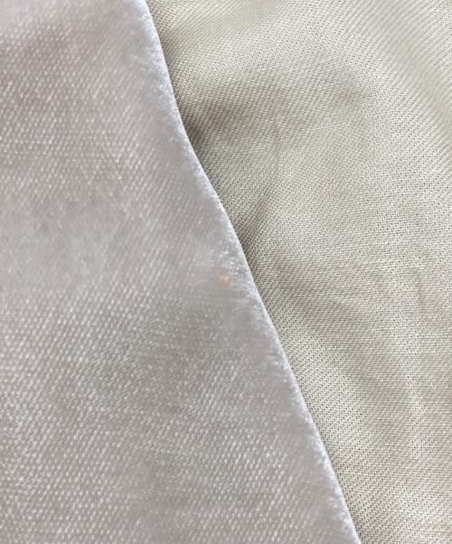 COMME des GARCONS HOMME PLUS（コムデギャルソンオムプリュス）COMME des GARCONS HOMME PLUS (コムデギャルソンオムプリュス) ベルベットテーラードジャケット ベージュ サイズ:Ｓの古着・服飾アイテム